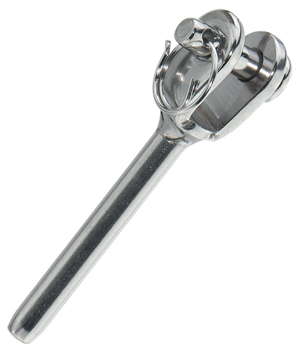 Наконечник троса 2.5 мм вилка нерж (10256100)